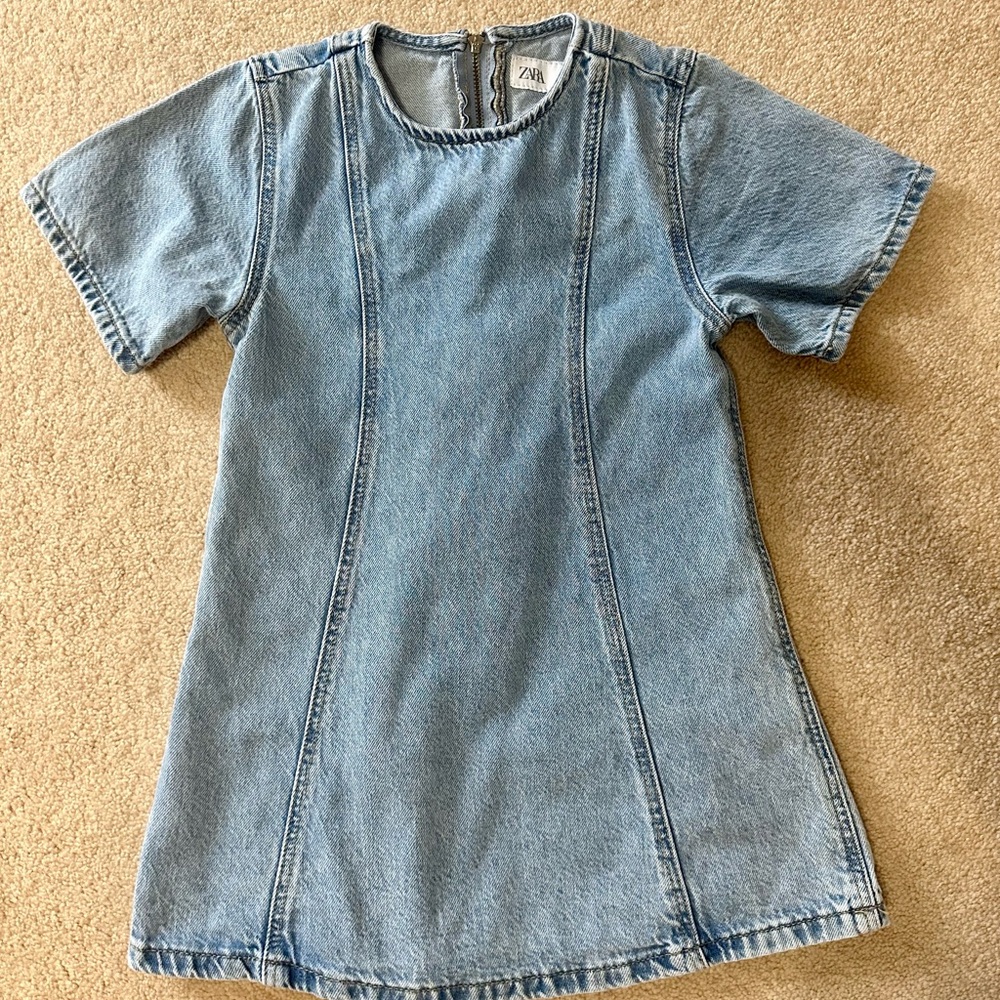 Girls size 6 Zara Denim Dress